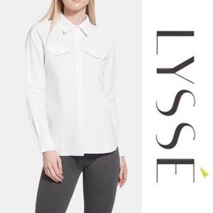 NWT Lysse Brinkley Button Down Blouse